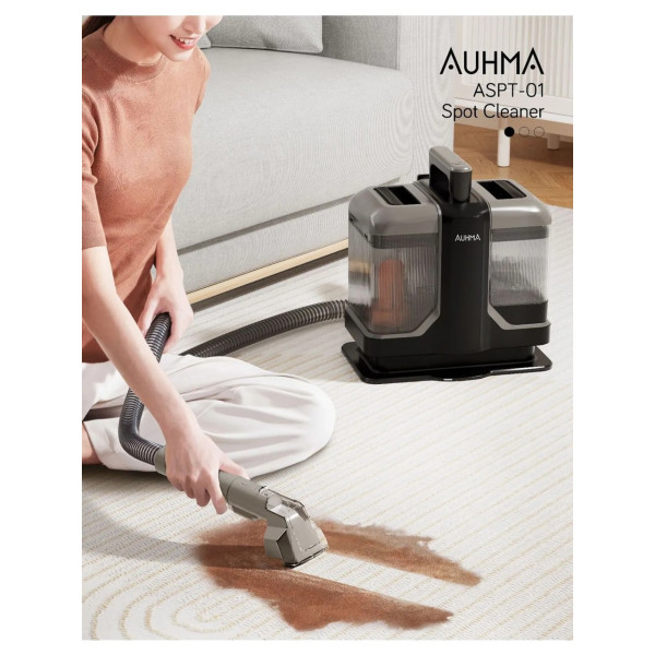 Auhma Aspt-01 Koltuk Ve Halı Yıkama Makinesi 2 Başlıklı Leke Çıkarıcı 450 Watt