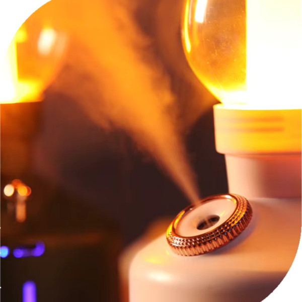 Katjmer KT-H02 Retro Gazyağı Lambası Nemlendirici | 260ML Büyük Kapasiteli Ultrasonik Serin Buhar Difüzörü