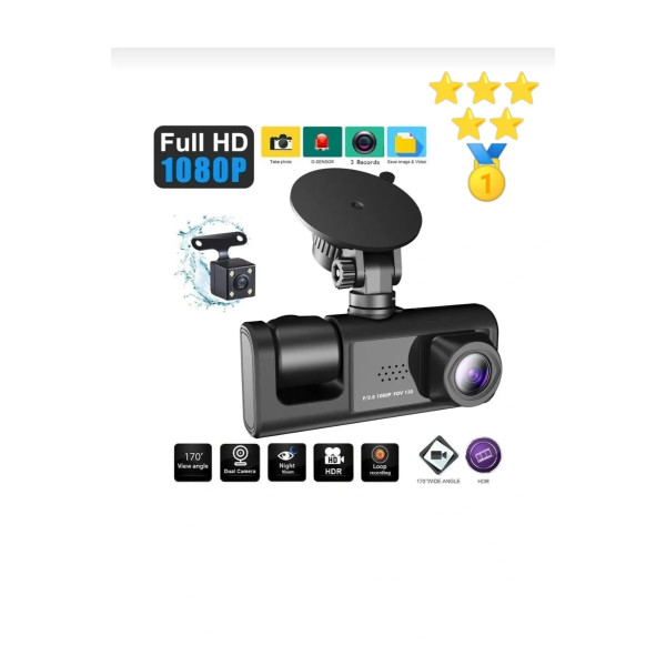 3 kameralı araç kamerası