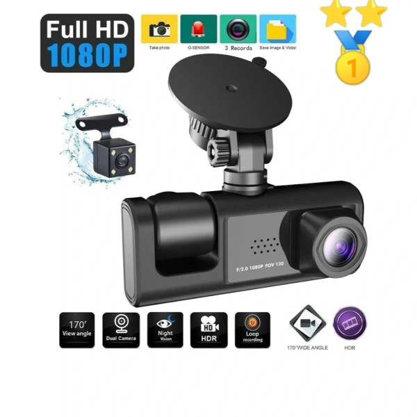 3 kameralı araç kamerası